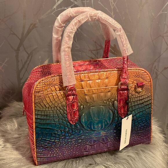 Brahmin Handbags - BNWT BRAHMIN Marissa Horizon Ombre Melbourne Leather Handbag